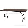 Rectangular narrow folding table with top quality